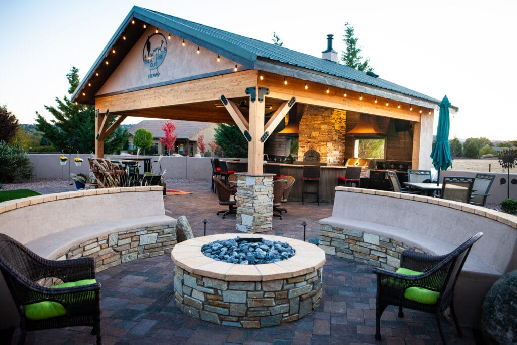 Outdoor living area transformation by Zebrascapes