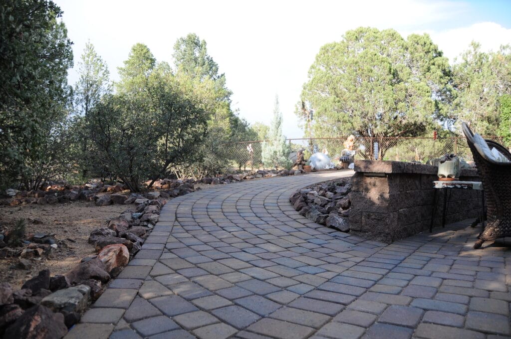 Zebrascapes pavers installation (after photo)
