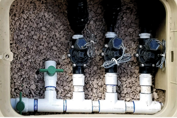 irrigation installation by Zebrascapes