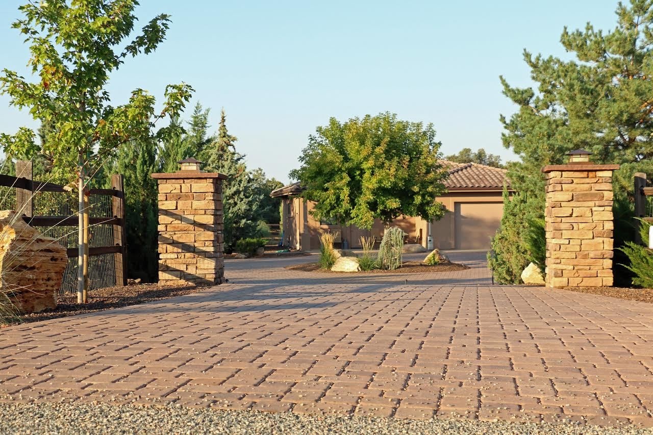 Zebrascapes custom driveway pavers installation keeps landscaping neat and beautiful