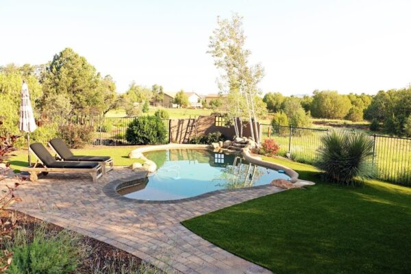Zebrascapes are Northern AZ landscape design experts, combining turf, swimming pools, outdoor living areas, and more