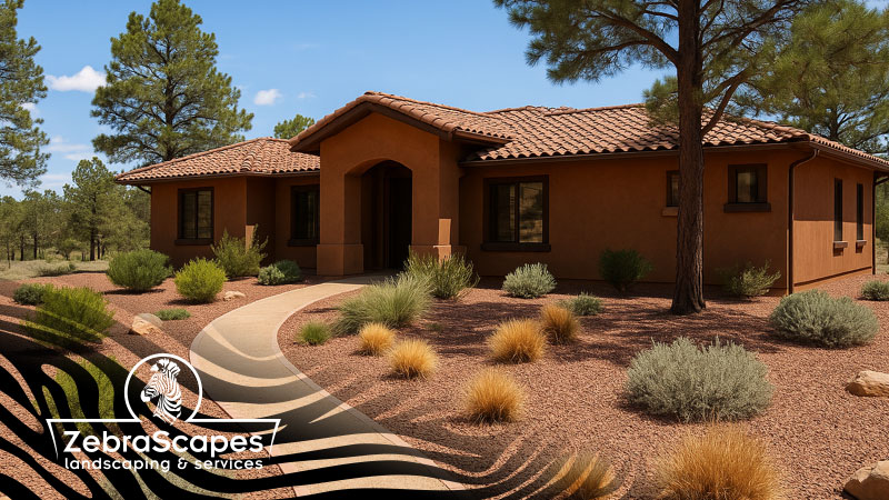 Firewise landscaping by Zebrascapes can be customized to your tastes and aesthetic.